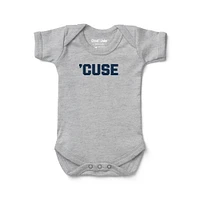 Infant Chad & Jake Heather Gray Syracuse Orange  Bodysuit