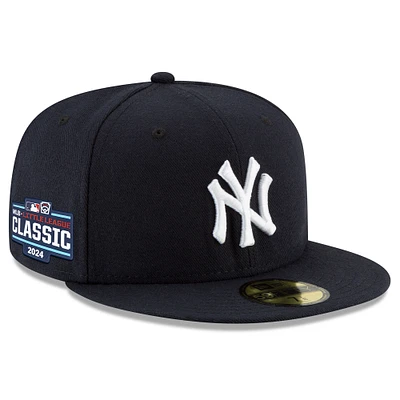 Men's New Era Navy York Yankees 2024 Little League Classic 59FIFTY Fitted Hat