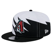 Men's New Era Black/White Arizona Diamondbacks Jagged 9FIFTY Snapback Hat