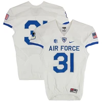 Air Force Falcons Team-Issued Nike #31 White Jersey from the Football Program - Size M