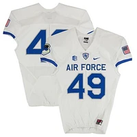 Air Force Falcons Team-Issued Nike #49 White Jersey from the Football Program - Size L