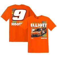 Men's Richard Childress Racing Team Collection  Orange Chase Elliott Hooters T-Shirt