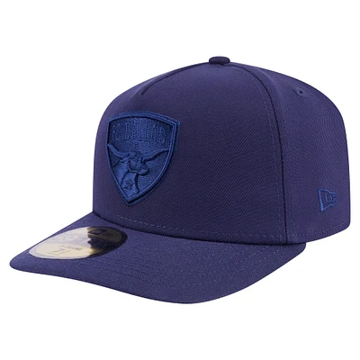 Men's New Era Navy FC Dallas Color Pack A-Frame 59FIFTY Fitted Hat