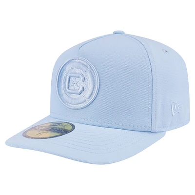 Men's New Era Light Blue Chicago Fire Color Pack A-Frame 59FIFTY Fitted Hat