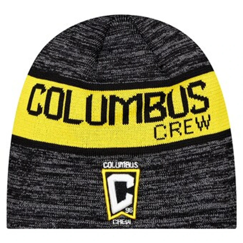 Men's New Era Black Columbus Crew 2025 Kickoff Beanie