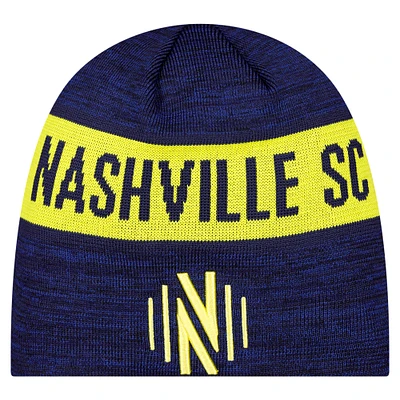 Men's New Era Navy Nashville SC 2025 Kickoff Beanie