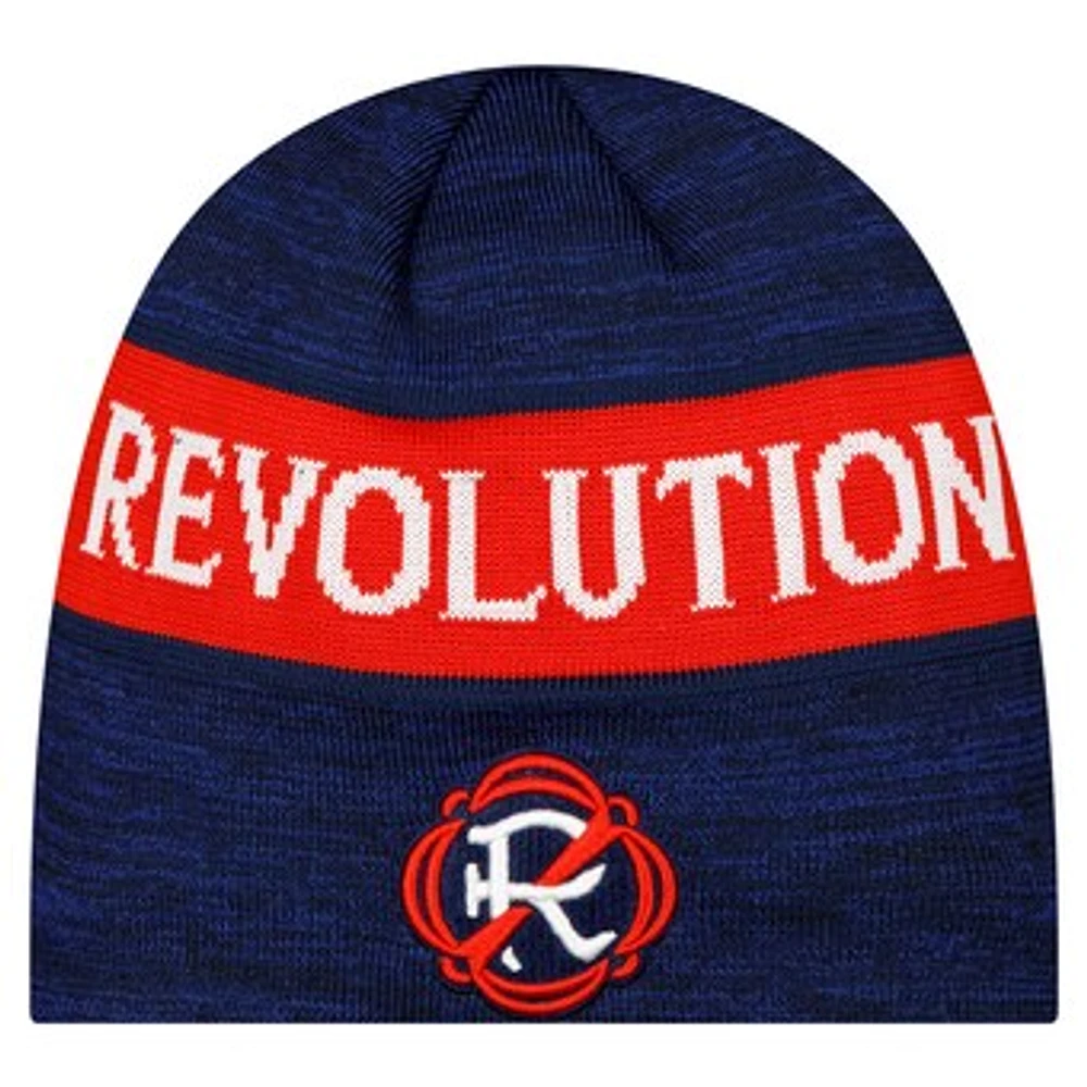 Men's New Era Navy New England Revolution 2025 Kickoff Beanie