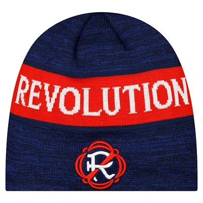 Men's New Era Navy New England Revolution 2025 Kickoff Beanie