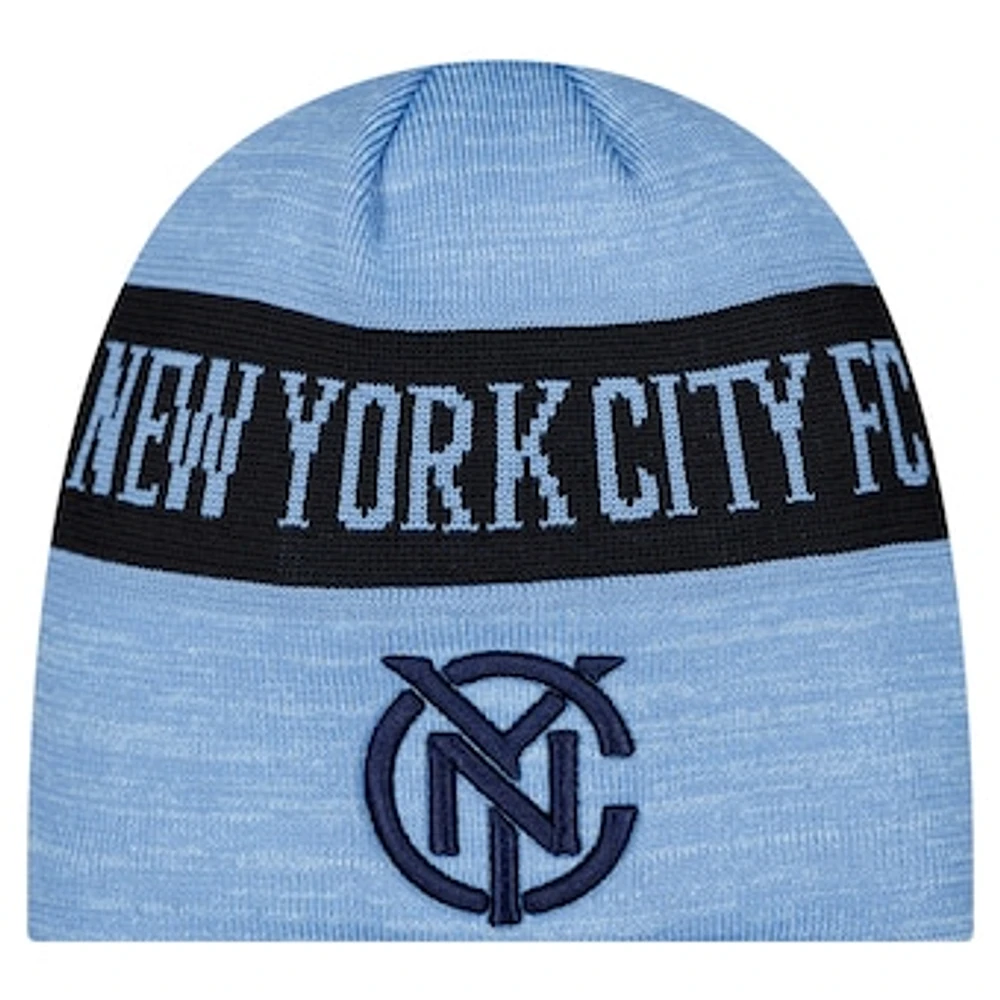 Men's New Era Blue New York City FC 2025 Kickoff Beanie