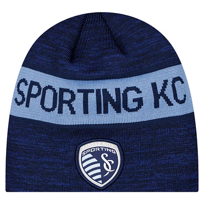 Men's New Era Navy Sporting Kansas City 2025 Kickoff Beanie