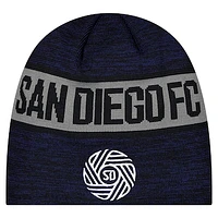 Men's New Era Navy San Diego FC 2025 Kickoff Beanie