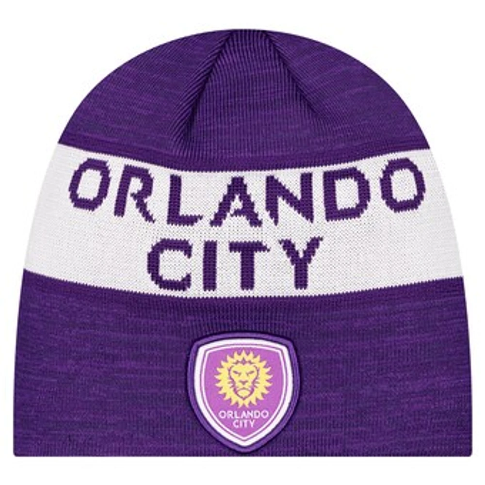 Men's New Era Purple Orlando City SC 2025 Kickoff Beanie