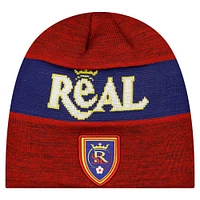 Men's New Era Red Real Salt Lake 2025 Kickoff Beanie