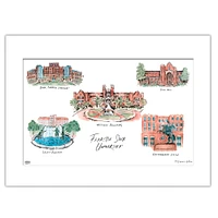 Florida State Seminoles 16" x 20" Framed University Wall Art