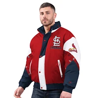 Men's Pro Player Red St. Louis Cardinals Tape Hoodie Jacket