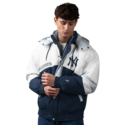 Men's Pro Player Navy New York Yankees Shoulder to Raglan Full-Zip Hoodie Jacket