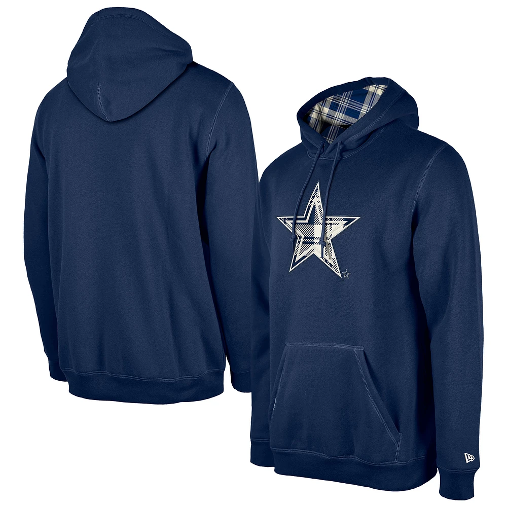 Men's New Era Navy Dallas Cowboys Current Pullover Hoodie