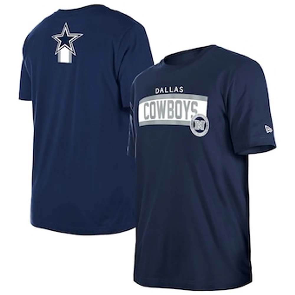 Men's New Era  Navy Dallas Cowboys 3rd Down Domestic T-Shirt