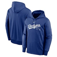 Men's Nike Royal Los Angeles Dodgers Authentic Collection Practice Performance Pullover Hoodie