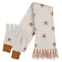 Women's WEAR by Erin Andrews  Dallas Cowboys Tonal Scarf & Glove Set