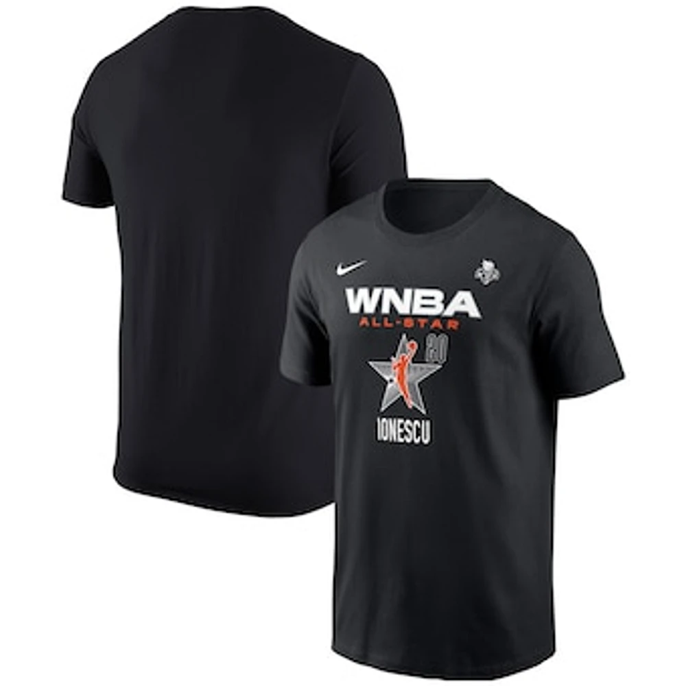 Youth Nike Sabrina Ionescu Black 2024 WNBA All-Star Game Name & Number T-Shirt