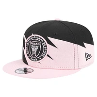 Youth New Era  Black/Pink Inter Miami CF Jagged 9FIFTY Snapback Hat