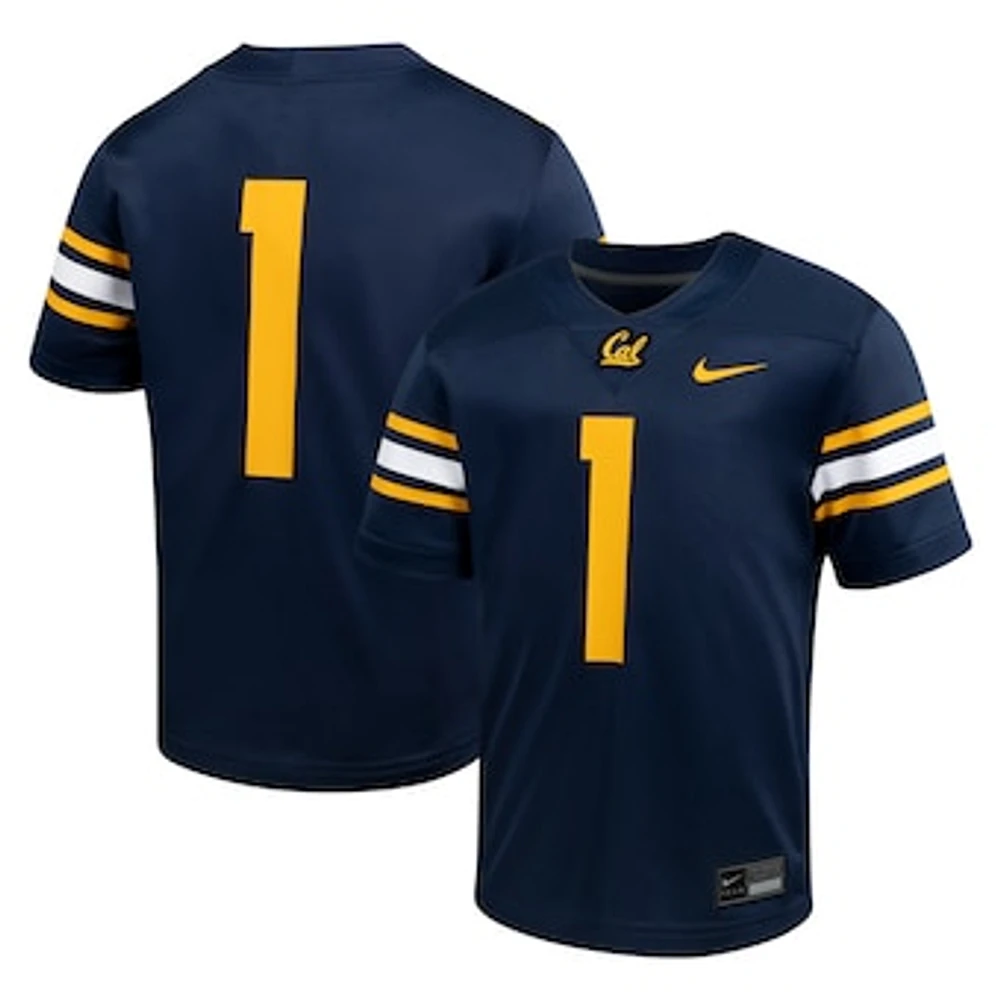 Youth Nike #1 Navy Cal Bears Untouchable Football Jersey