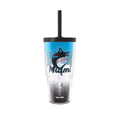 Tervis Miami Marlins Defend 24oz. Classic Tumbler With Straw Lid