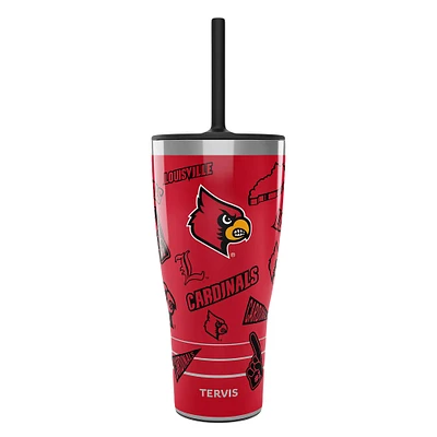 Tervis Louisville Cardinals 30oz. Swag Tumbler With Straw Lid