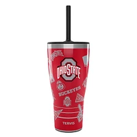 Tervis Ohio State Buckeyes 30oz. Swag Tumbler With Straw Lid