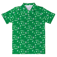 Toddler Vive La Fete  Green Mexico National Team All-Over Print Polo