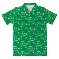Toddler Vive La Fete  Green Mexico National Team All-Over Print Polo