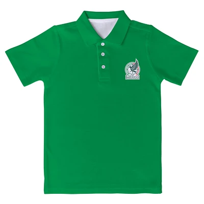 Youth Vive La Fete  Green Mexico National Team Solid Polo