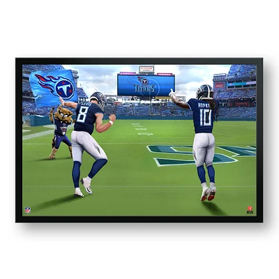 Will Levis & DeAndre Hopkins Tennessee Titans 27" x 39" Two Player Framed Art Print