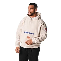 Unisex The Wild Collective  Cream New York Knicks Corduroy Tri-Blend Pullover Hoodie