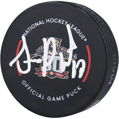 Sam Reinhart Florida Panthers Autographed Official Game Puck