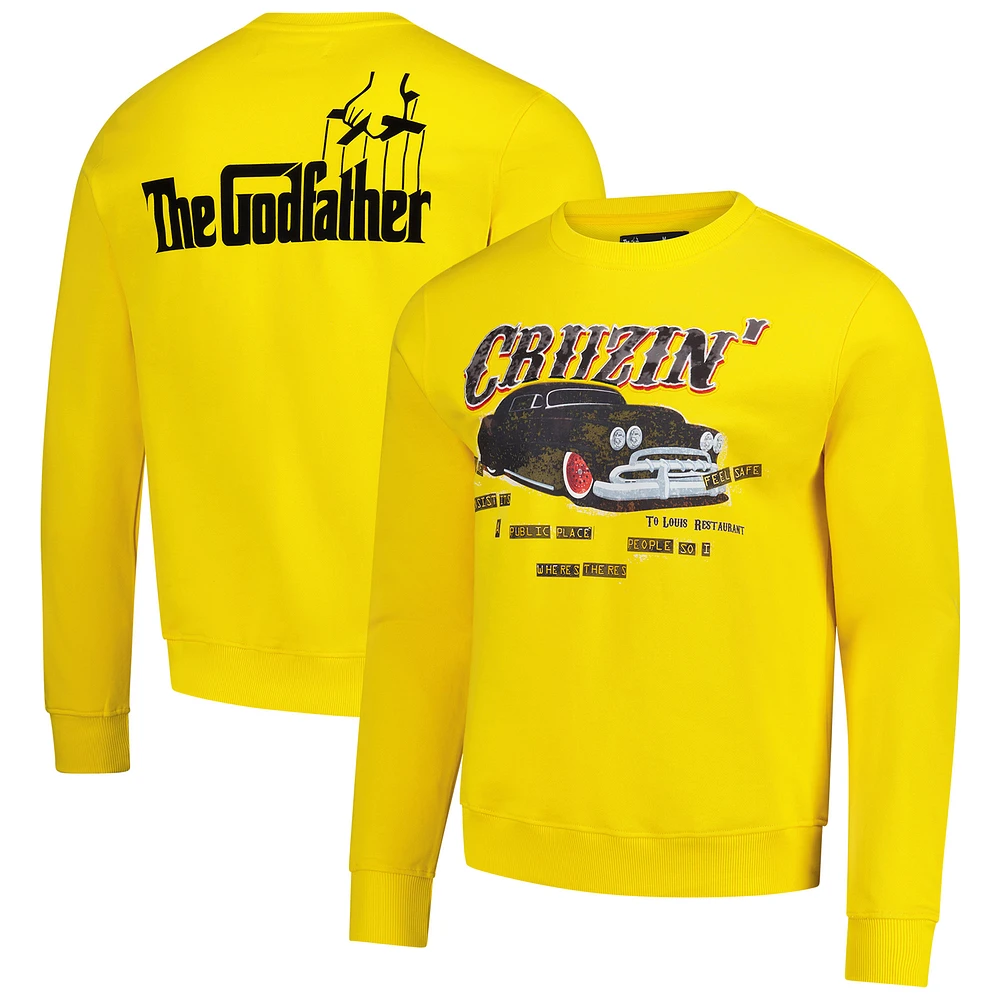 Men's Freeze Max Yellow The Godfather Cruzin' Pullover Sweatshirt