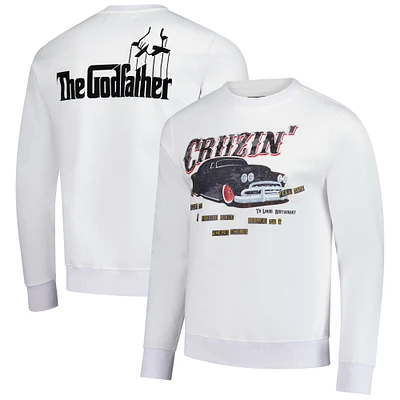Men's Freeze Max  White The Godfather Cruzin' Pullover Sweatshirt