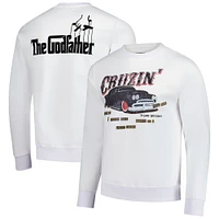 Men's Freeze Max  White The Godfather Cruzin' Pullover Sweatshirt