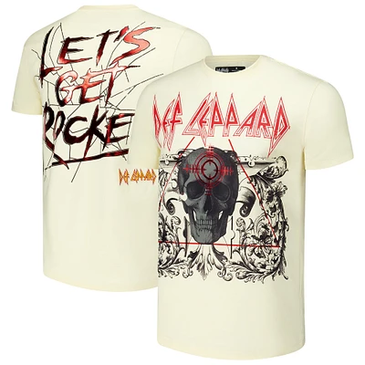 Men's Freeze Max  Cream Def Leppard Let's Get Rocked T-Shirt