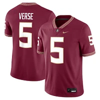 Men's Nike Jared Verse Garnet Florida State Seminoles Player Game Jersey