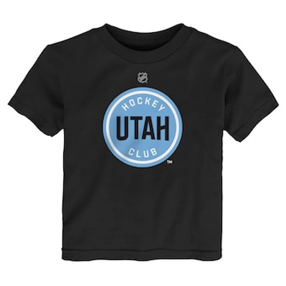 Toddler Black Utah Hockey Club Primary Logo T-Shirt