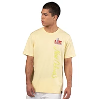 Men's Margaritaville  Yellow Super Bowl LIX Life's A Beach T-Shirt