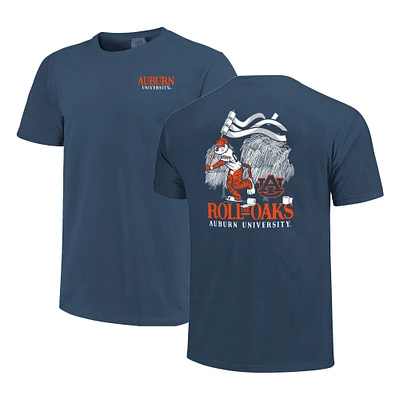 Unisex Navy Auburn Tigers Roll The Oaks Hyper Local Comfort Colors T-Shirt