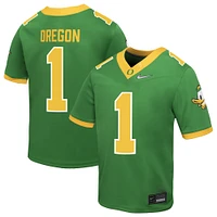 Toddler Nike #1 Apple Green Oregon Ducks Vapor Fusion Alternate Jersey