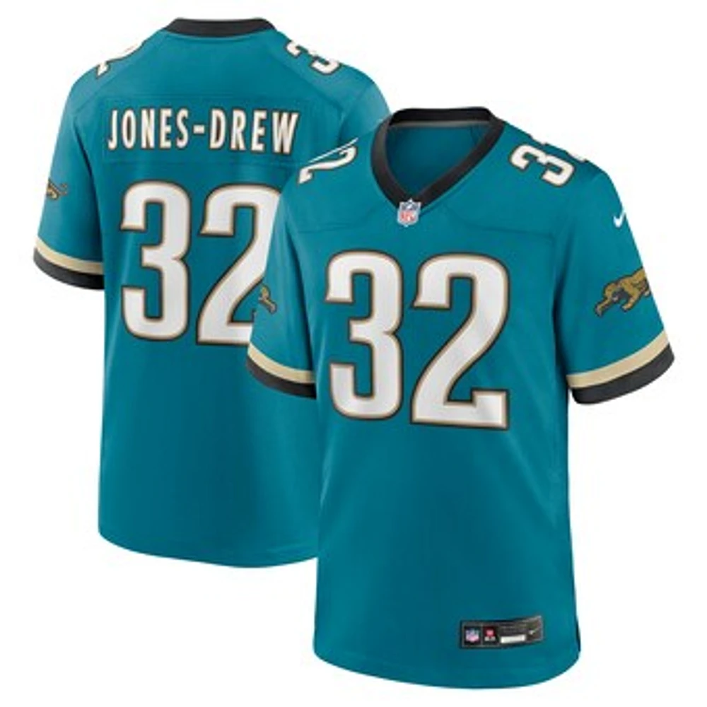 Men's Nike Maurice Jones-Drew Teal Jacksonville Jaguars Prowler Throwback Retired Player Game Jersey