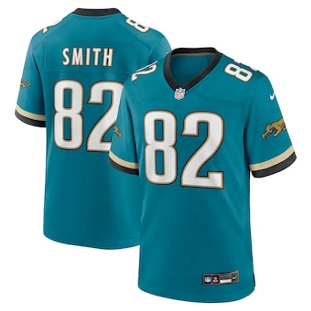 Men's Nike Jimmy Smith Teal Jacksonville Jaguars Prowler Throwback Retired Player Game Jersey