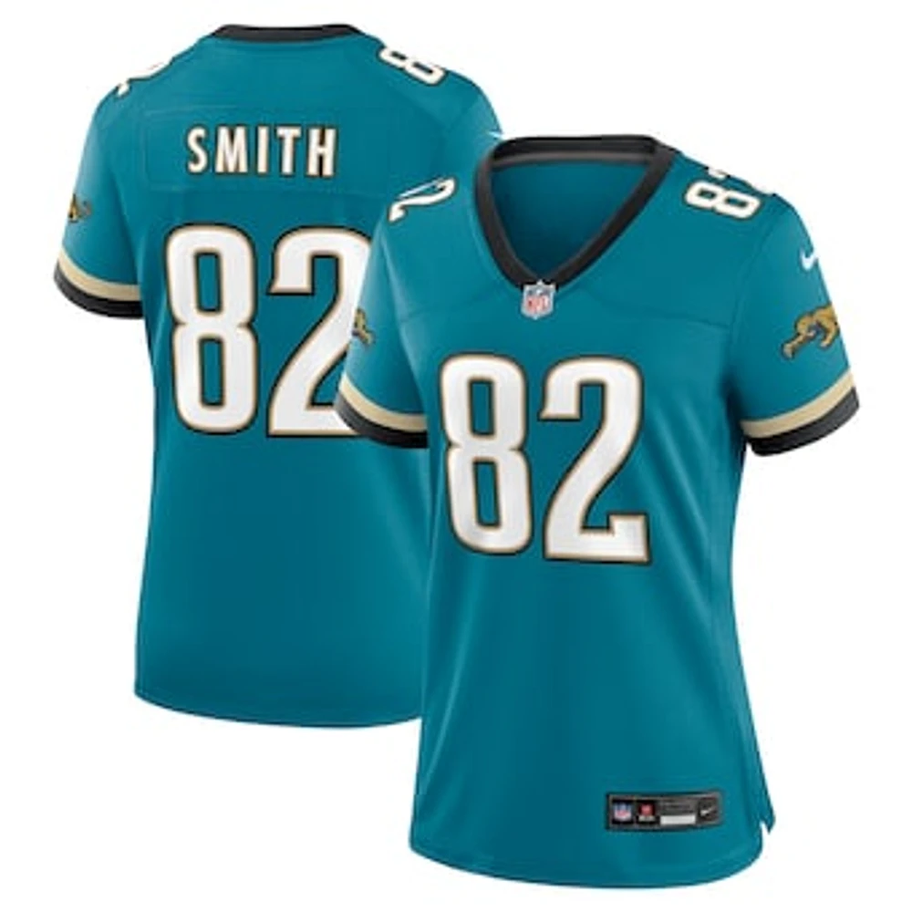 Women's Nike Jimmy Smith Teal Jacksonville Jaguars Prowler Throwback Retired Player Game Jersey