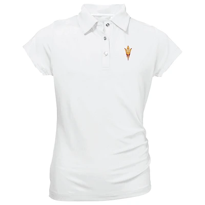 Youth Garb White Arizona State Sun Devils Brighton Polo