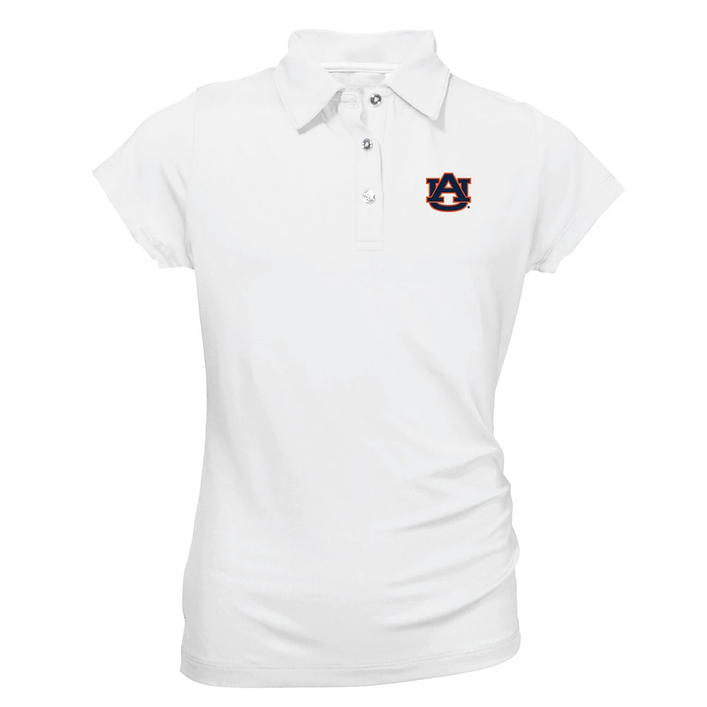 Youth Garb White Auburn Tigers Brighton Polo